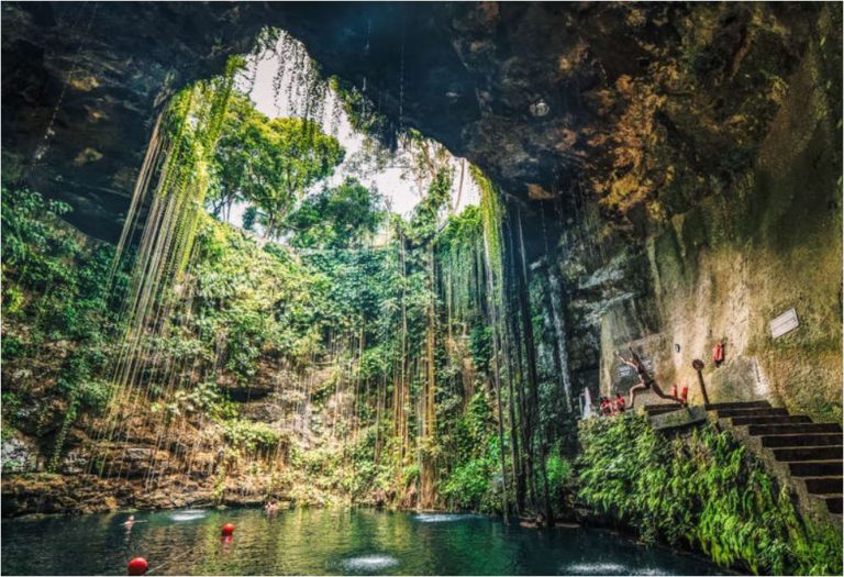 cave swimming playa del carmen